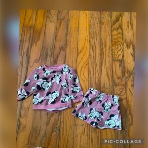 Disney Baby Minnie Mouse Pink Outfit
